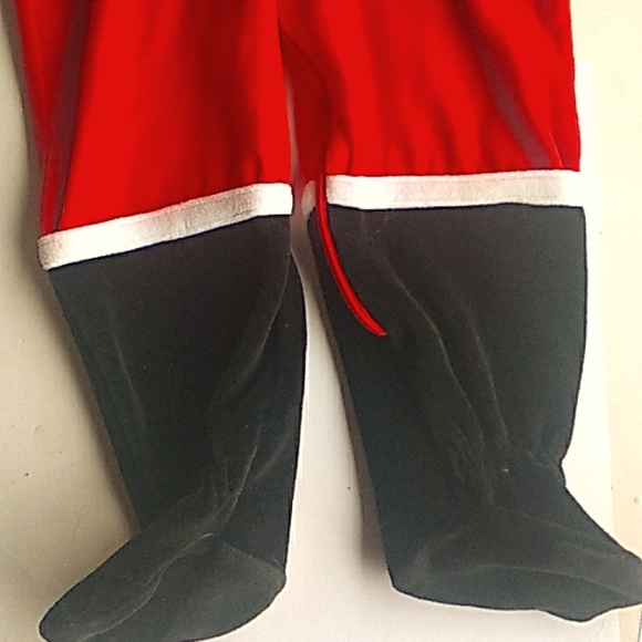 Baby Santa Christmas Costume Ugly Sweater Holiday Party Outfit Hoodie Romper - Picture 3 of 4